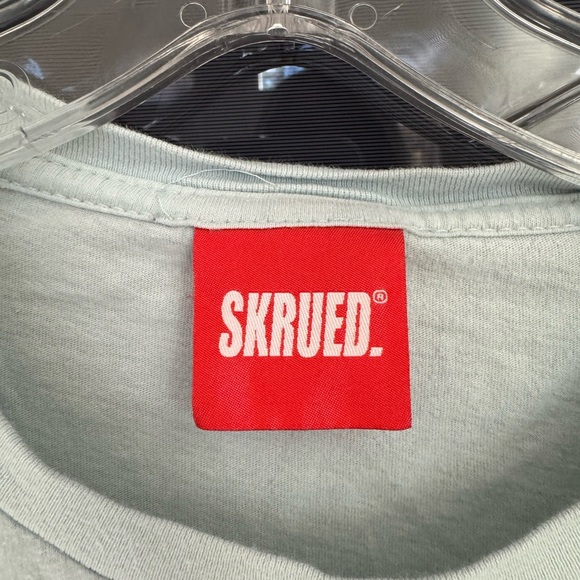 Skrued Nostalgia Tee. Size Large. Weathered look. Soft feel and loose fit. - Picture 3 of 3